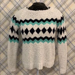 Fluffy shift sweater